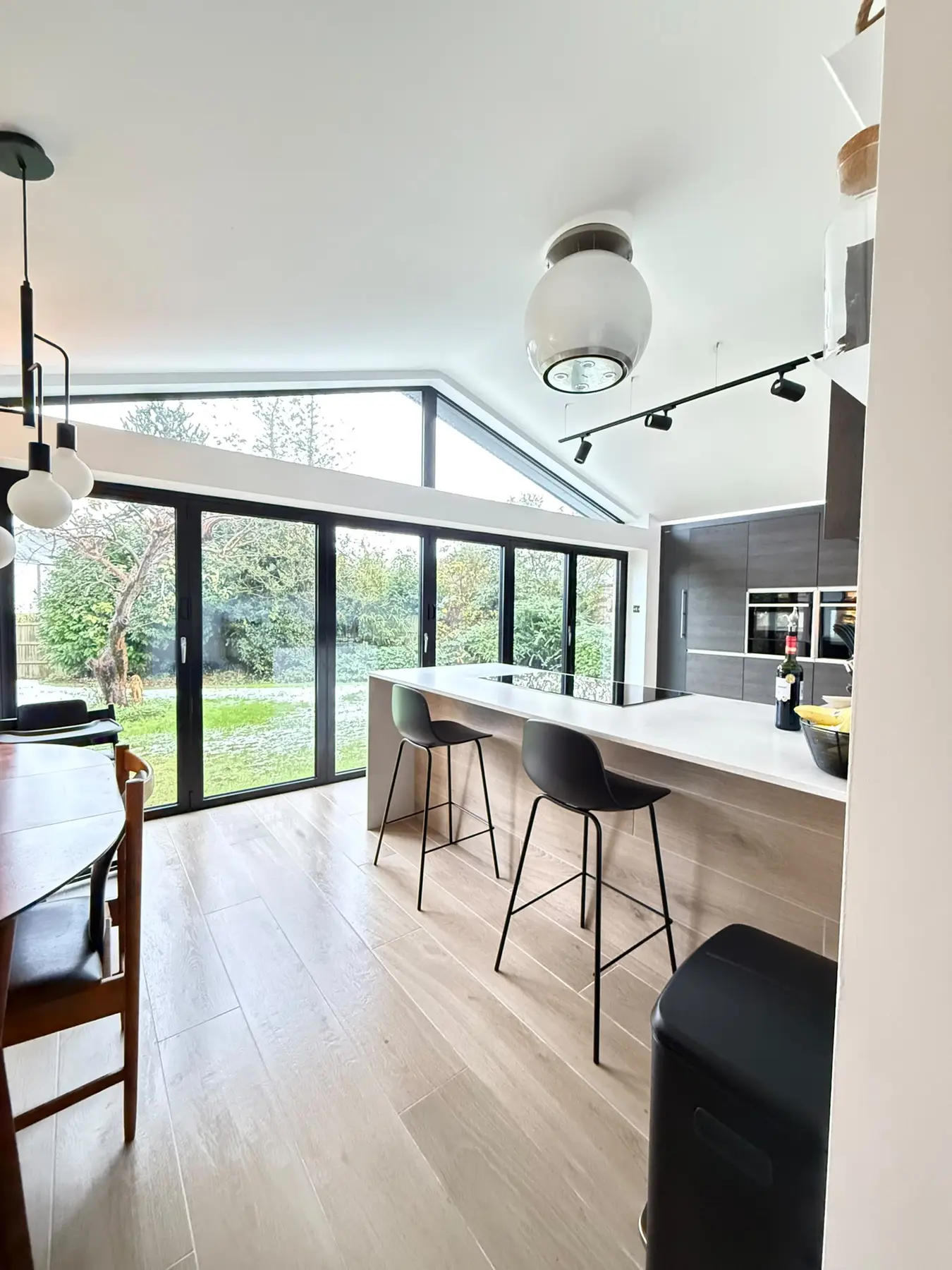 Bright modern kitchen after cleaning